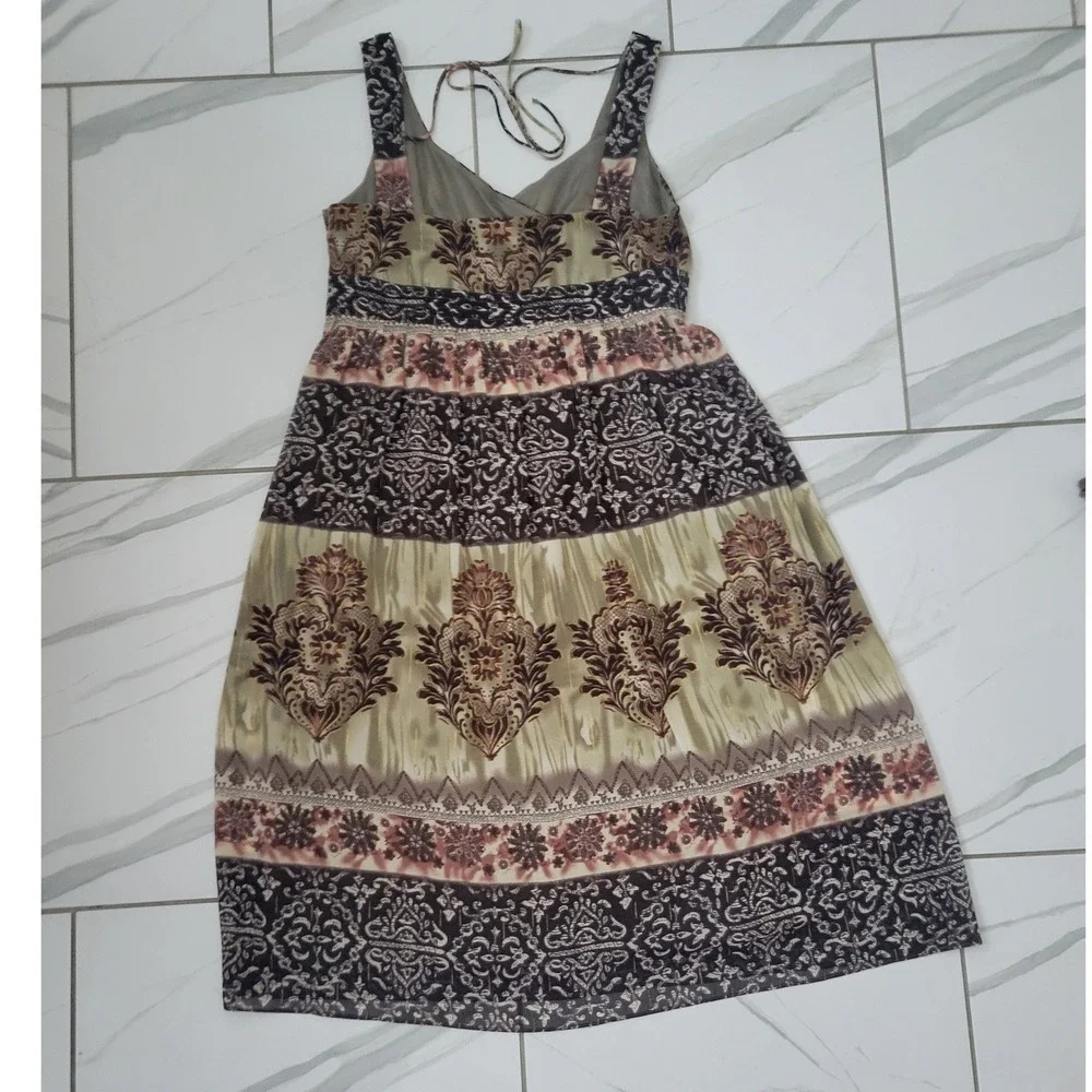 Vintage y2k Positive Attitude Festival Mini Dress Size 16 - Picture 7 of 7